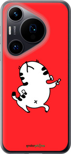 Силиконовый чехол Котик для Huawei Pura 70 - 4577u-3703 изображение 