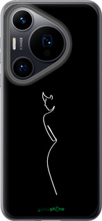 Силиконовый чехол Силуэт1 для Huawei Pura 70 - 4590u-3703 изображение 