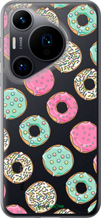 Силиконовый чехол Пончики 1 для Huawei Pura 70 - 4657u-3703 изображение 