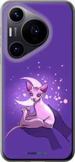 Силиконовый чехол Кот2 для Huawei Pura 70 - 4676u-3703 изображение 