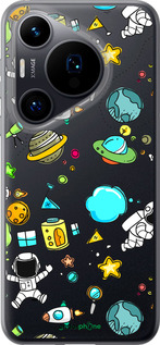 Силиконовый чехол Космос для Huawei Pura 70 - 4735u-3703 изображение 