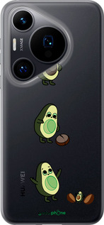 Силиконовый чехол Авокадо 1 для Huawei Pura 70 - 4857u-3703 изображение 