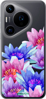 Силиконовый чехол Лотос для Huawei Pura 70 - 4862u-3703 изображение 