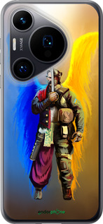 Силиконовый чехол Воин-Ангел для Huawei Pura 70 - 5317u-3703 изображение 