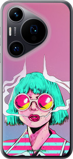 Силиконовый чехол Поп арт девушка для Huawei Pura 70 - 5378u-3703 изображение 