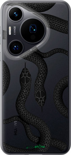 Силиконовый чехол Змеи для Huawei Pura 70 - 5473u-3703 изображение 