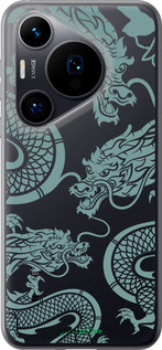 Силиконовый чехол Дракон для Huawei Pura 70 - 5476u-3703 изображение 
