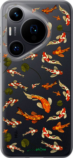 Силиконовый чехол Рыбы Кои для Huawei Pura 70 - 5535u-3703 изображение 