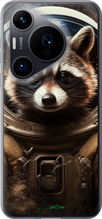 Силиконовый чехол Raccoon austronaut для Huawei Pura 70 - 5581u-3703 изображение 
