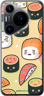Силиконовый чехол Суши паттерн для Huawei Pura 70 - 5583u-3703 изображение 