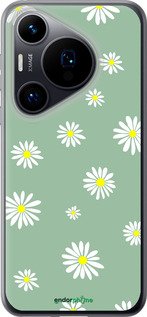 Силіконовий чехол Ромашки v4 для Huawei Pura 70 - 5603u-3703 изображение 