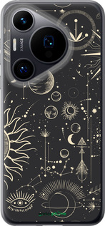 Силиконовый чехол Фаза луны для Huawei Pura 70 - 5605u-3703 изображение 