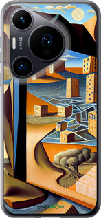 Силиконовый чехол Абстракция v2 для Huawei Pura 70 - 5618u-3703 изображение 