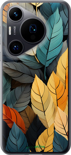 Силиконовый чехол Кольорове листя для Huawei Pura 70 - 5644u-3703 изображение 
