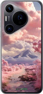 Силиконовый чехол Розовые облака для Huawei Pura 70 - 5660u-3703 изображение 