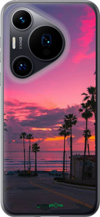 Силиконовый чехол Пальмы для Huawei Pura 70 - 5873u-3703 изображение 