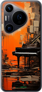 Силиконовый чехол Чехол для телефона Оранжевый Рояль для Huawei Pura 70 - 5937u-3703 изображение 