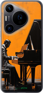 Силиконовый чехол Чехол для телефона Мужчина за Роялем для Huawei Pura 70 - 5938u-3703 изображение 