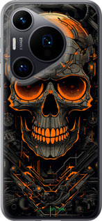 Силиконовый чехол Череп для Huawei Pura 70 - 5952u-3703 изображение 