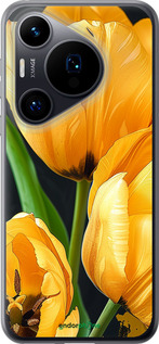 Силиконовый чехол Желтые тюльпаны для Huawei Pura 70 - 5991u-3703 изображение 