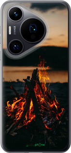 Силиконовый чехол Огонь для Huawei Pura 70 - 6021u-3703 изображение 