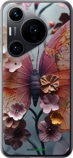Силиконовый чехол Fairy Butterfly для Huawei Pura 70 - 6048u-3703 изображение 