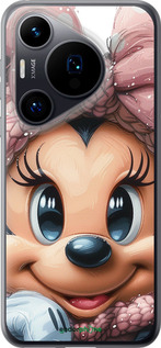 Силиконовый чехол Минни Маус с бантиком для Huawei Pura 70 - 6055u-3703 изображение 