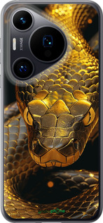 Силиконовый чехол Golden snake для Huawei Pura 70 - 6072u-3703 изображение 