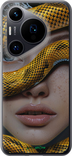 Силиконовый чехол Объятия змеи для Huawei Pura 70 - 6081u-3703 изображение 