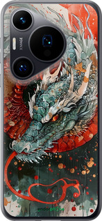 Силиконовый чехол Стихия огня для Huawei Pura 70 - 6101u-3703 изображение 