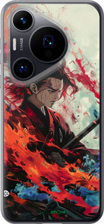 Силиконовый чехол Битва стихий для Huawei Pura 70 - 6110u-3703 изображение 