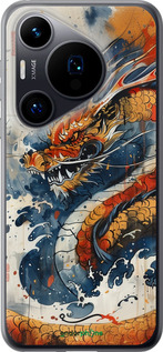 Силиконовый чехол Ярость дракона для Huawei Pura 70 - 6112u-3703 изображение 