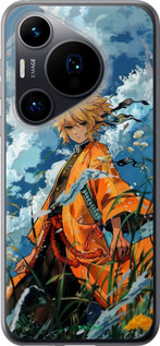 Силіконовий чехол Zenitsu Agatsuma для Huawei Pura 70 - 6117u-3703 изображение 