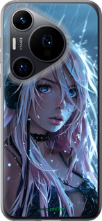 Силиконовый чехол Неоновый дождь для Huawei Pura 70 - 6119u-3703 изображение 