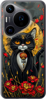 Силиконовый чехол China Cat для Huawei Pura 70 - 6134u-3703 изображение 