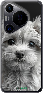 Силиконовый чехол Мальтипу на чорном фоне для Huawei Pura 70 - 6156u-3703 изображение 