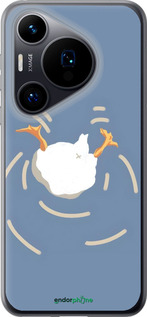 Силиконовый чехол Гусь ныряет для Huawei Pura 70 - 6275u-3703 изображение 