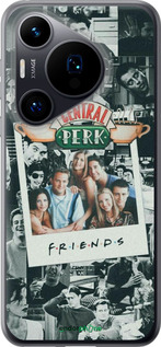 Силиконовый чехол Друзья для Huawei Pura 70 - 6276u-3703 изображение 