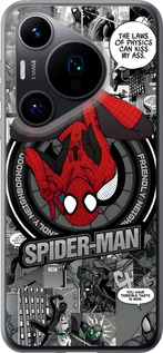 Силиконовый чехол Человек паук для Huawei Pura 70 - 6279u-3703 изображение 