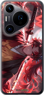 Силиконовый чехол Аниме воин для Huawei Pura 70 - 6281u-3703 изображение 