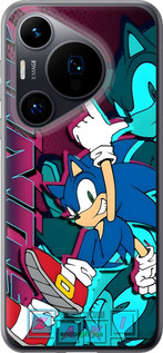 Силиконовый чехол Соник для Huawei Pura 70 - 6284u-3703 изображение 