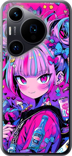 Силиконовый чехол Аниме милаха для Huawei Pura 70 - 6314u-3703 изображение 