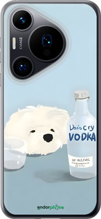 Силиконовый чехол Пес водка для Huawei Pura 70 - 6368u-3703 изображение 