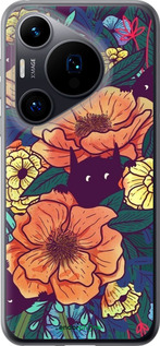 Силиконовый чехол С изображением полевых цветов для Huawei Pura 70 - 6419u-3703 изображение 