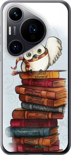 Силіконовий чехол Сова та книги для Huawei Pura 70 - 6436u-3703 изображение 
