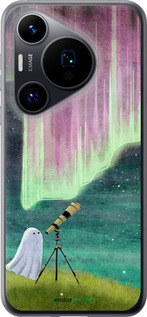 Силиконовый чехол Привидение и звезды для Huawei Pura 70 - 6443u-3703 изображение 