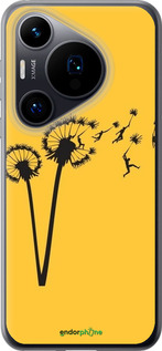 Силиконовый чехол Минимализм одуванчики для Huawei Pura 70 - 6449u-3703 изображение 