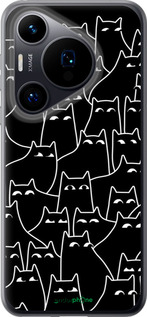 Силиконовый чехол С изображением кошек для Huawei Pura 70 - 6470u-3703 изображение 