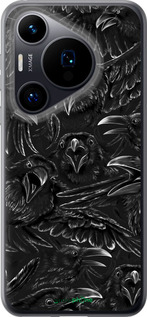 Силиконовый чехол Воронья ярость для Huawei Pura 70 - 6474u-3703 изображение 