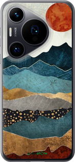 Силиконовый чехол Янтарный закат для Huawei Pura 70 - 6475u-3703 изображение 